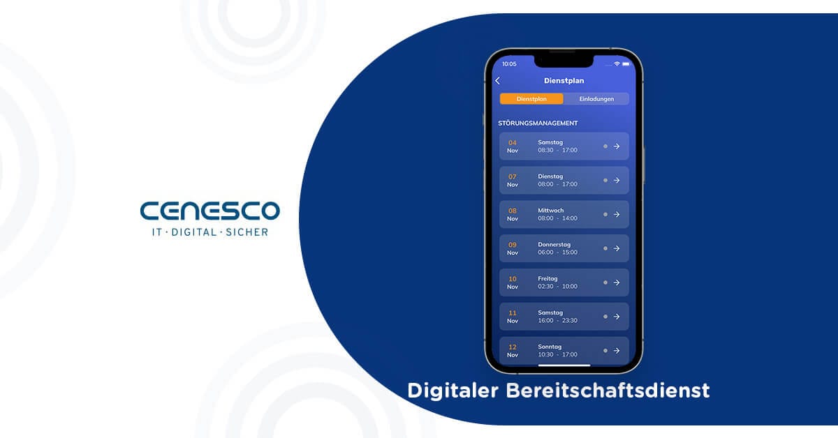 Cenesco 1200 628 Cenesco Digitaler Bereitschaftsdienst