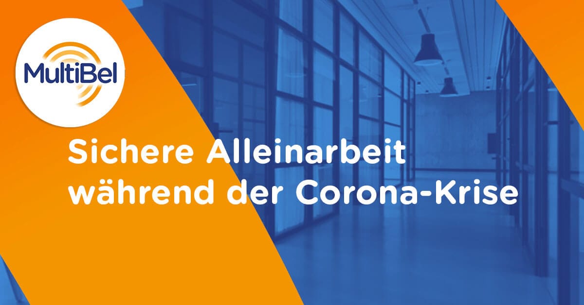 Corona Alleinarbeit