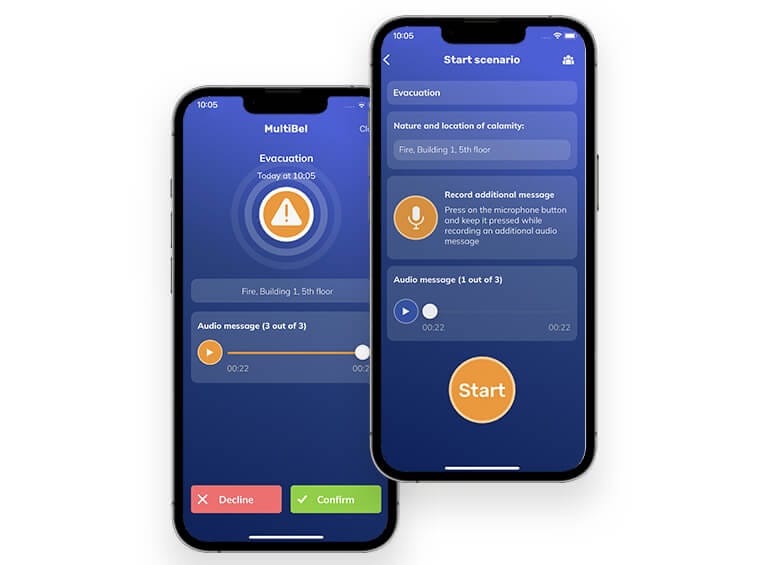 Evacuation Alarm App