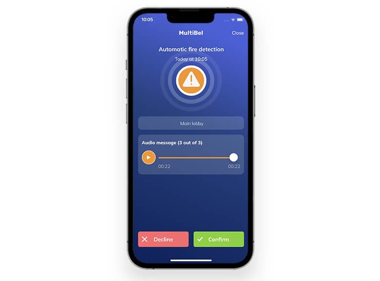 Fire Detection Alert 2022 EN 765 565 Fire-Detection-Alert on phone
