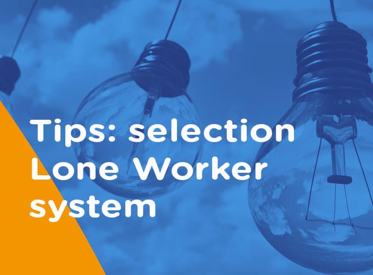Lone worker system tips EN 765 565 Lone worker