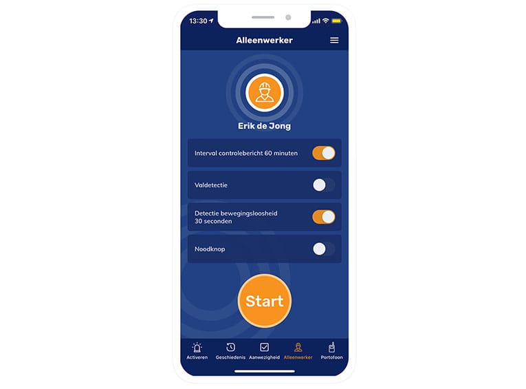 man down app NL 765 565 man down app