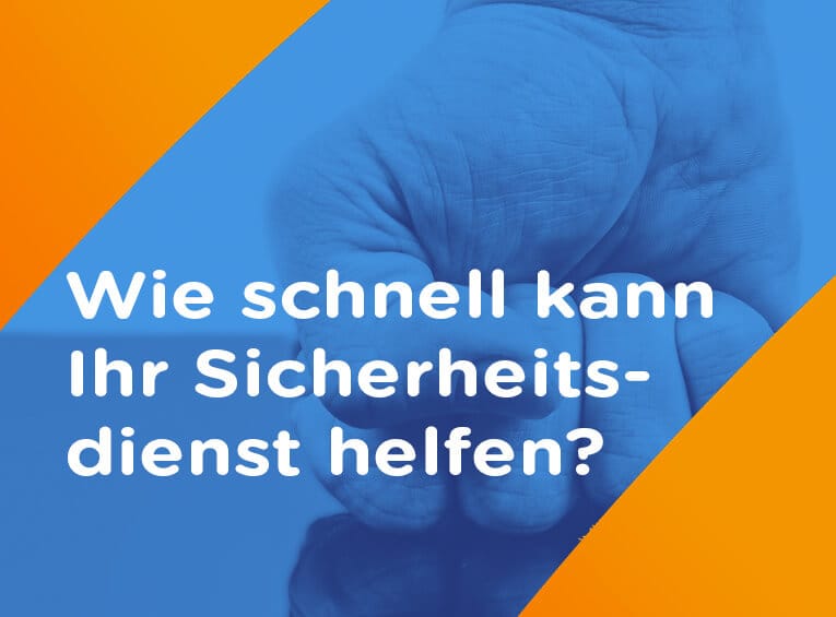 sicherheitsdienst alarmieren